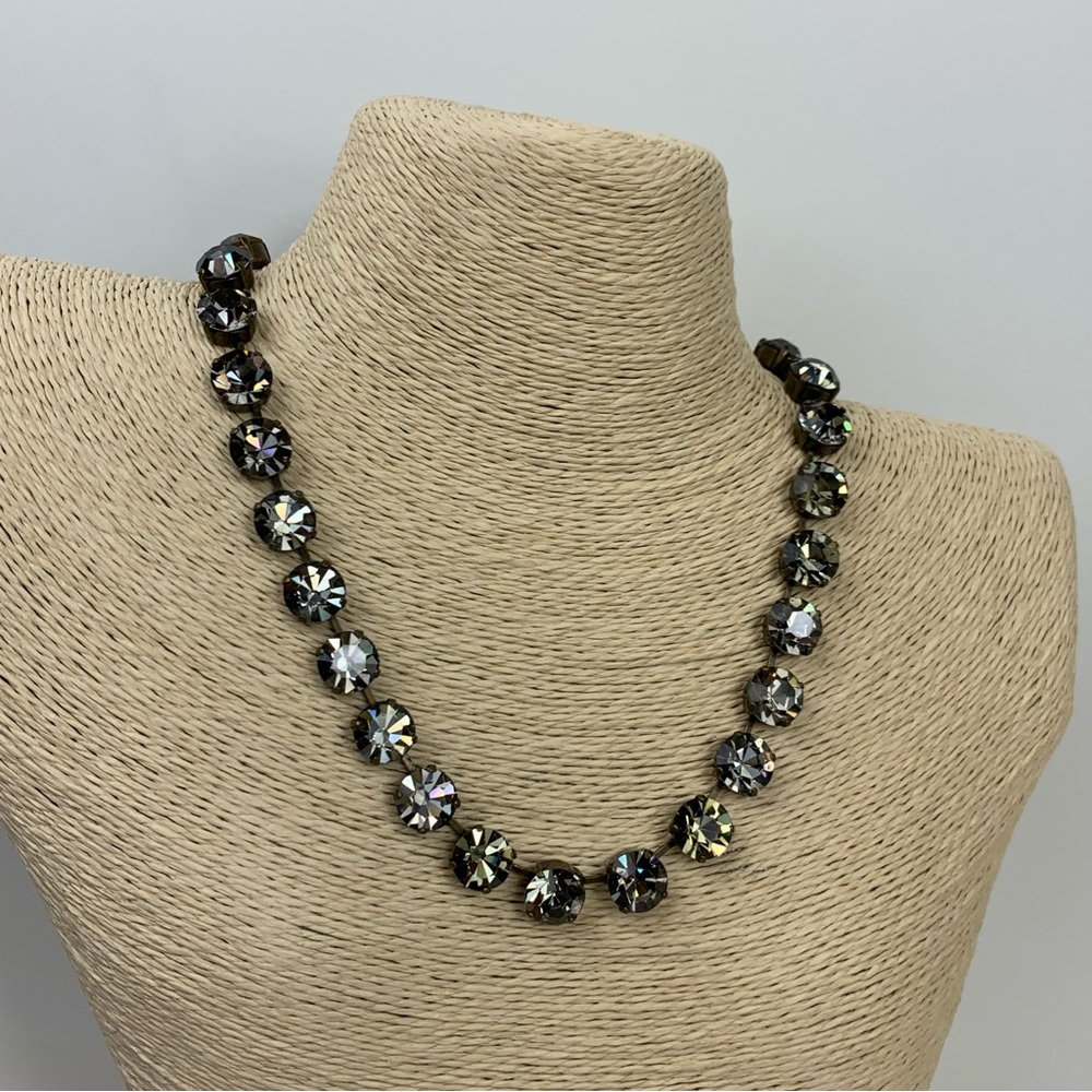 JL Blin Paris Vintage Rhinestone Riviere Necklace